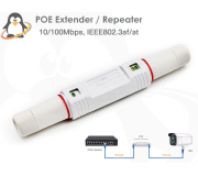 POE Extender / Repeater ตัวขยาย POE ระยะ 100 เมตร (กันน้ำ)